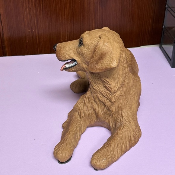 Homco Vintage Golden Retriever Dog Resin Sculpture - Picture 4 of 15